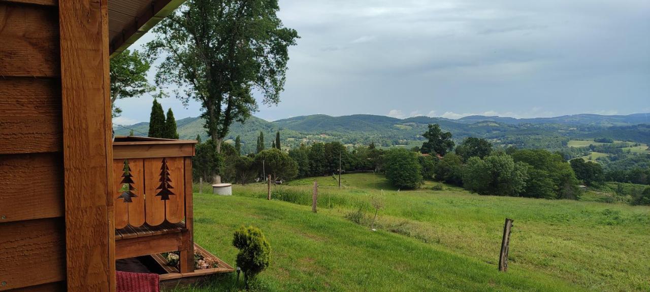 Domaine Le Lanis "Cabane De Pauline" Saint-Girons  Exterior foto