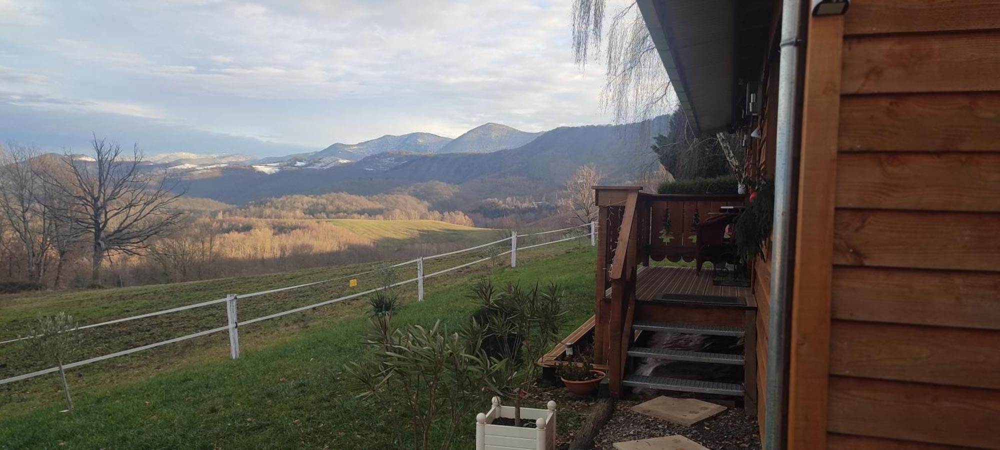 Domaine Le Lanis "Cabane De Pauline" Saint-Girons  Exterior foto
